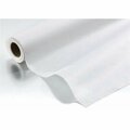 Fabrication Enterprises 21 in. x 225 ft. Smooth Exam Table Paper, White, 12PK 15-1151